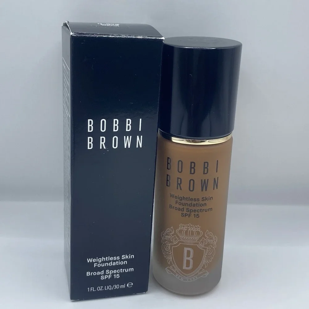 Bobbi Brown Weightless Skin Foundation SPF15 N-090 Neutral Walnut 30ml Full Size